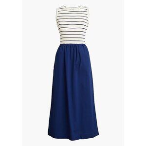 J. Crew Factory Striped Ribbed-Knit Mixy Dress Women's Size Small New W/ Tags!